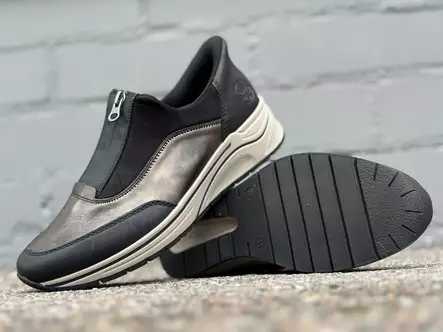 Rieker N9553-25 kiilalenkkari - Naisten nauhattomat kävelykengät - N955325 - 1