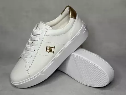 Tommy Hilfiger Platrform Court Sneaker N - Naisten matalavartiset tennarit - FW08468 - 1